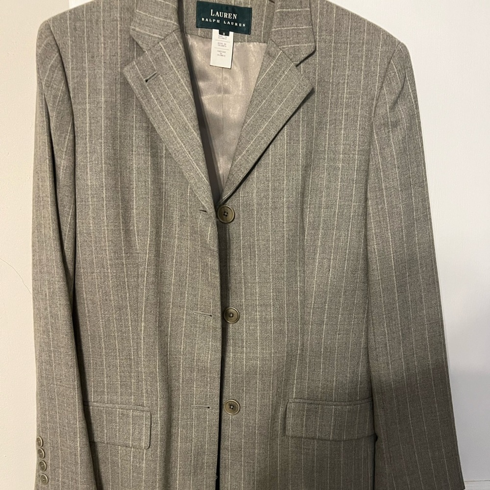 Ralph Lauren gray pinstripe pants from 2-piece suit